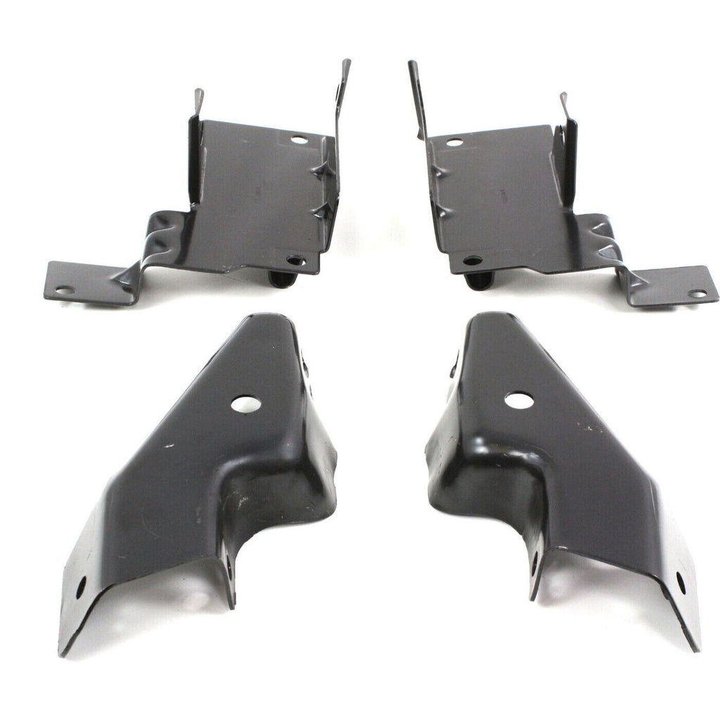 Front Bumper Chrome Steel Kit w/ Brackets For 2003-2006 Chevrolet Silverado 1500