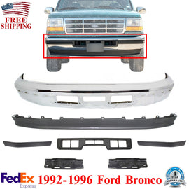 Front Bumper Kit For 1992-1996 Ford Bronco With Air Holes With Molding Holes