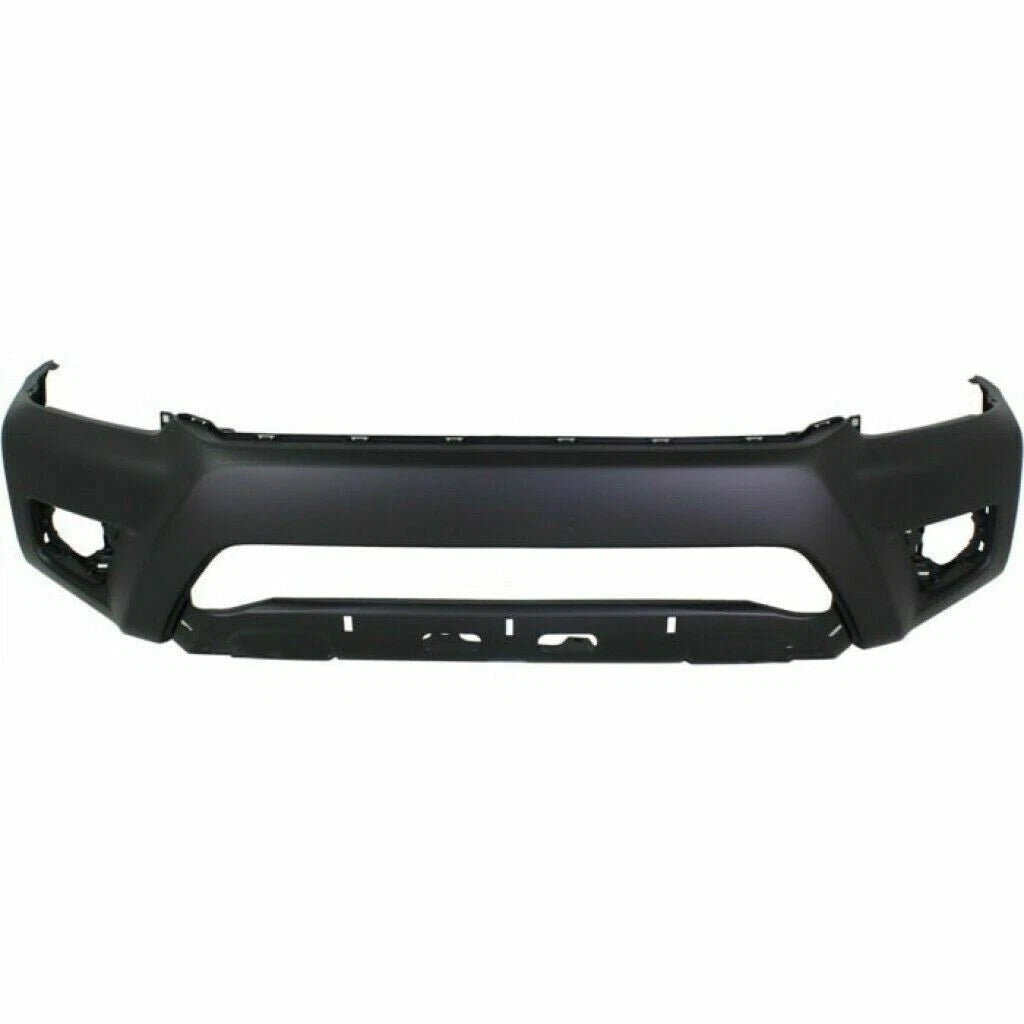 Front Bumper Cover + Lower Grille Textured + End Caps For 2012-15 Toyota Tacoma