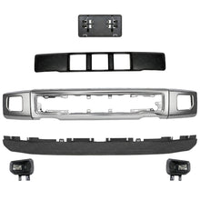 Load image into Gallery viewer, Front Bumper Chrome Steel and Fog Lights Assembly Kit For 2015-2017 Ford F-150