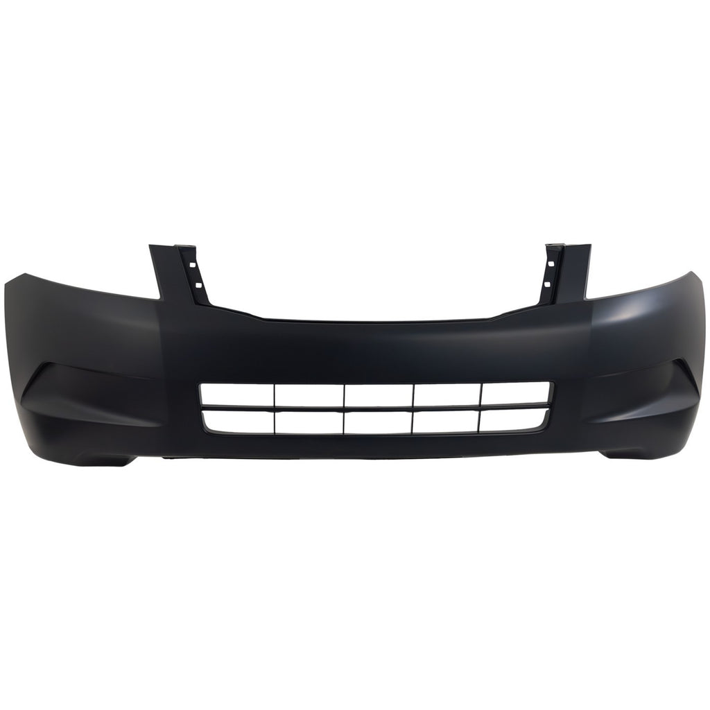 Front Bumper Cover Primed & Headlight Assembly Kit For 2008-2010 Honda Accord