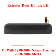 Load image into Gallery viewer, Front Left Exterior Door Handle For 1998-2004 Nissan Frontier 2000-2004 Xterra