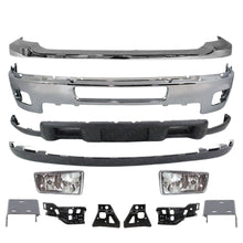 Load image into Gallery viewer, Front Bumper Chrome Kit For 2011-2014 Chevrolet Silverado 2500HD 3500HD