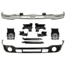 Load image into Gallery viewer, Front Bumper + Brackets + Valance + Fog Lights For 2003-2006 GMC Sierra 2500HD 3500