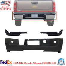 Load image into Gallery viewer, Rear Bumper Step Pads Set of 3 For 2007-2014 Chevrolet Silverado 2500 HD 3500