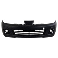 Front Bumper Cover Primed with Fog Lamp Holes For 2007-2012 Nissan Versa