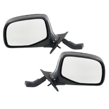 Load image into Gallery viewer, Power Side View Mirrors Chrome &amp; Black Left &amp; Right Pair Set for F-Series Truck