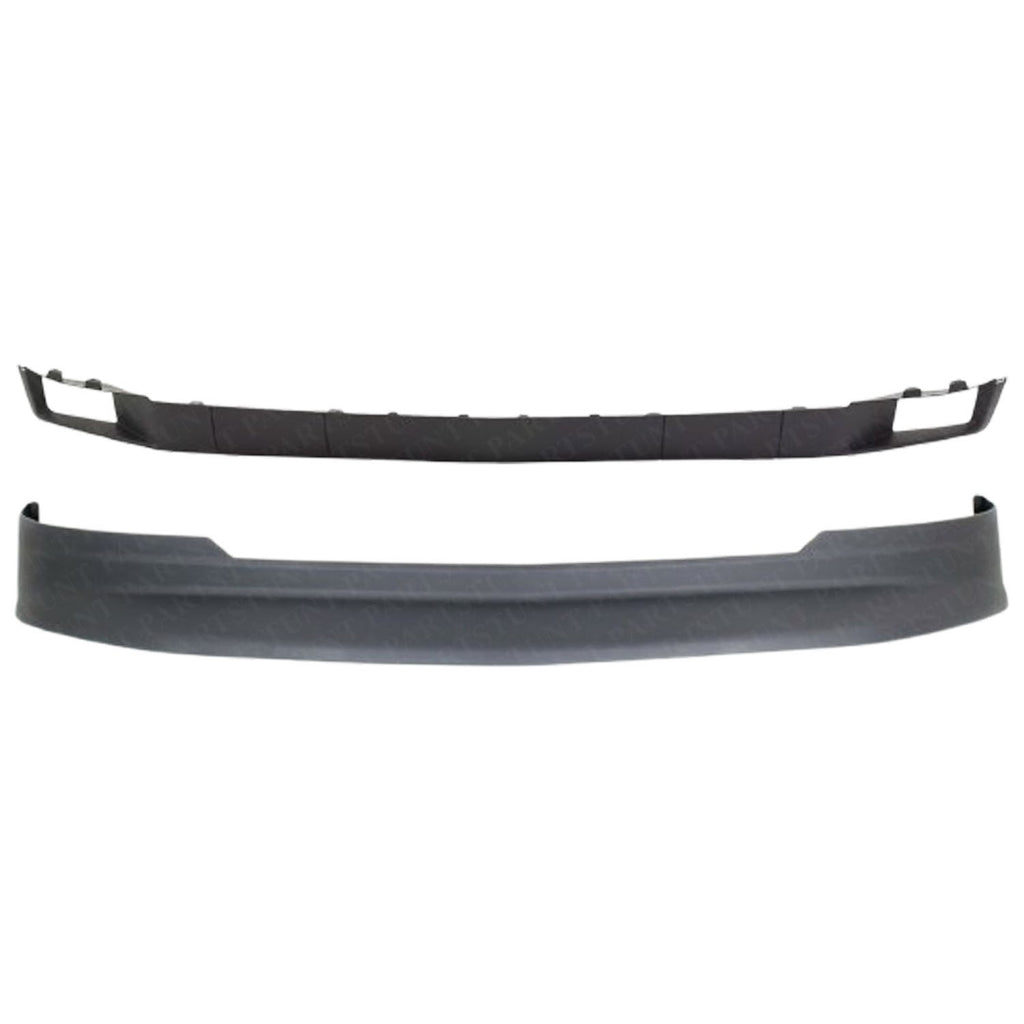 Front Bumper Molding + Lower Valance Textured For 2015-2020 Chevy Tahoe Suburban