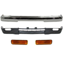 Load image into Gallery viewer, Front Bumper Chrome Steel + Lower Valance + Signal Lights For 1995-97 Tacoma 4WD