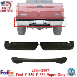Rear Bumper Step Pads Kit For 2003-2007 Ford F-250 F-350 Super Duty
