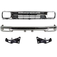 Load image into Gallery viewer, Front Bumper Chrome w/ Brackets and Grille For 1992-1995 Toyota Pickup 2WD