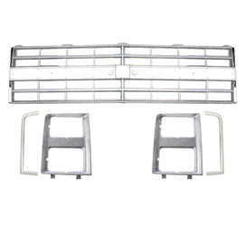 Grille & Headlight Bezels + Molding For 85-1988 Suburban / 85-87 Chevy C/K Series