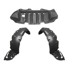 Front Engine Splash Shield + Fender Liners For 2011-2013 Toyota Corolla