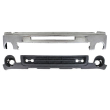 Load image into Gallery viewer, Front Bumper Chrome Steel + Lower Valance Primed For 2007-10 GMC Sierra 2500 HD