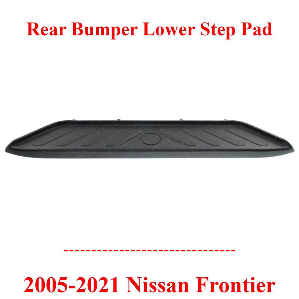 Rear Bumper Lower Step Pad Black For 2005-2021 Nissan Frontier NI1191101
