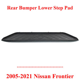 Rear Bumper Lower Step Pad Black For 2005-2021 Nissan Frontier NI1191101