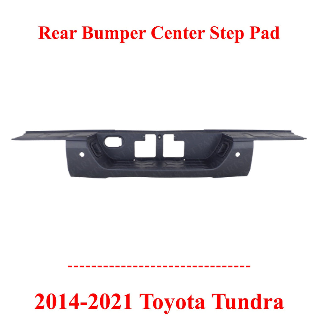 Rear Bumper Center Step Pad Black For 2014-2021 Toyota Tundra TO1191105