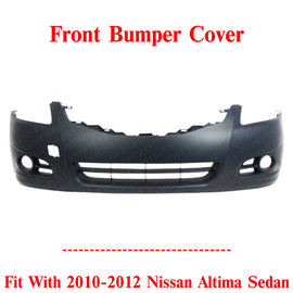Front Bumper Cover Primed For 2010-2012 Nissan Altima Sedan