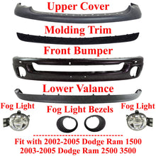 Load image into Gallery viewer, Front Bumper Primed Kit + Fog Lights For 2002-2005 Ram 1500 / 2003-05 2500 3500