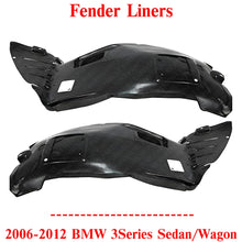 Load image into Gallery viewer, Front Splash Shield Fender Liner LH+RH Side For 2006-12 BMW 3-Series Sedan/Wagon