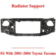 Load image into Gallery viewer, Front Radiator Support Assembly For 2001-2004 Toyota Tacoma