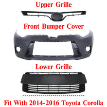 Load image into Gallery viewer, Front Bumper Cover Primed Kit For 2014-2016 Toyota Corolla
