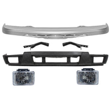 Load image into Gallery viewer, Front Bumper Chrome + Valance + Fog Lamps For 04-12 GMC Canyon / Chevy Colorado