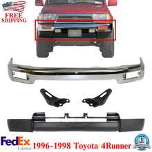 Load image into Gallery viewer, Front Chrome Bumper + Lower Valance + Brackets For 1996-1998 Toyota 4Runner