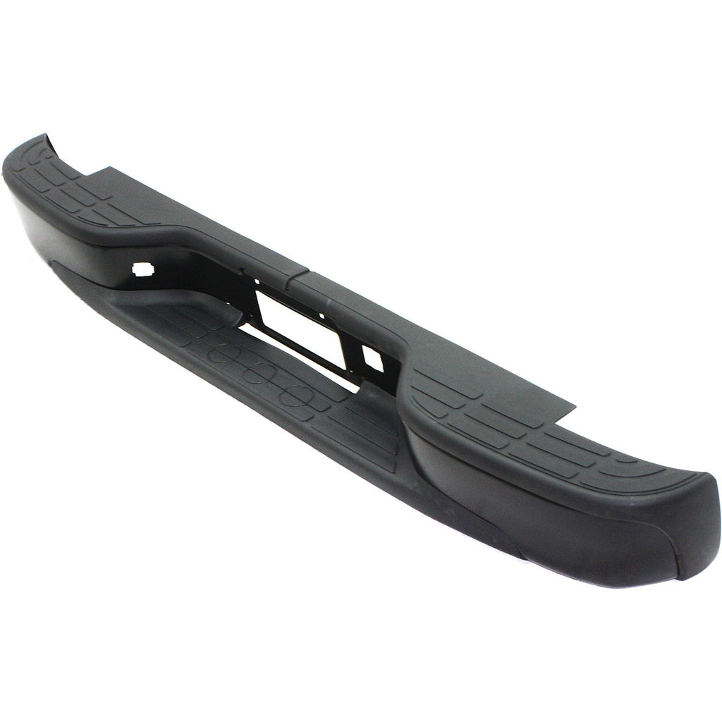 Rear Step Bumper Powdercoated Black For 2001-2004 Chevy Silverado 2500HD 3500