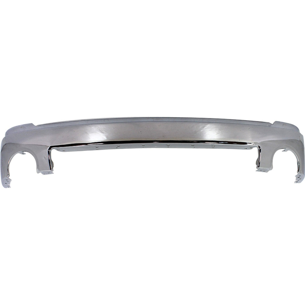 Front Bumper Chrome Steel Face Bar + Lower Valance For 2007-2013 GMC Sierra 1500