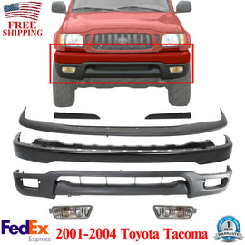 Front Bumper Primed Kit For 2001-2004 Toyota Tacoma