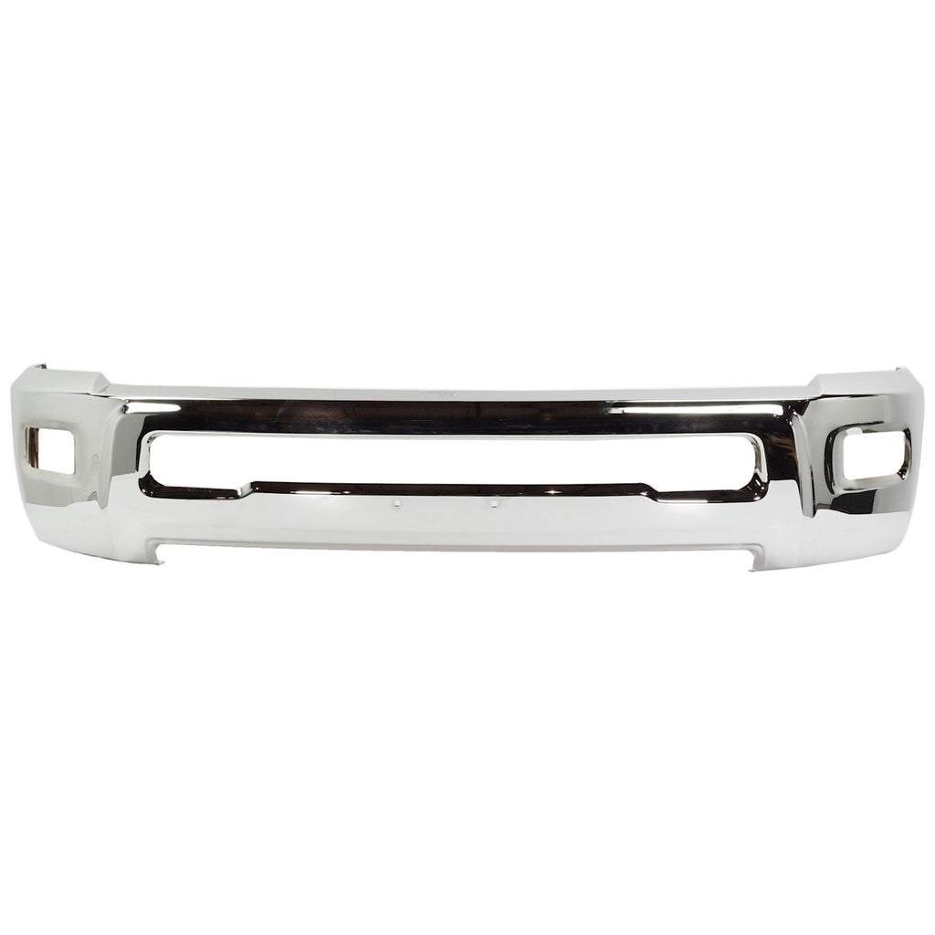 Front Chrome Bumper + Lower Valance Textured For 2011-2018 RAM 2500 3500 2WD