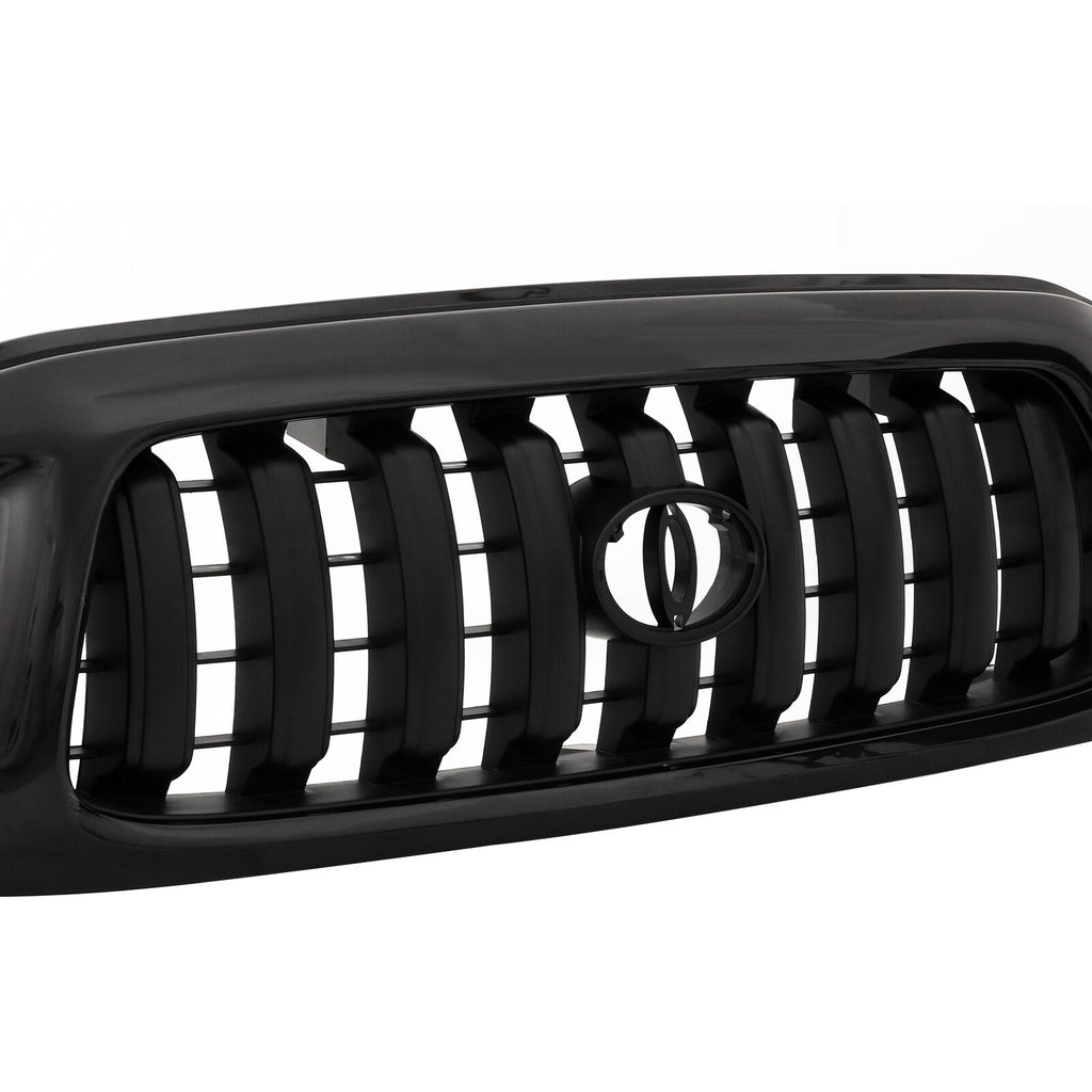 Front Bumper Primed Steel + Grille Kit With Brackets For 2001-2004 Toyota Tacoma