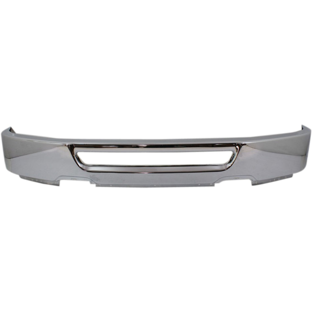 Front Bumper Chrome Steel + Lower Valance Kit For 2006-2008 Ford F-150 RWD