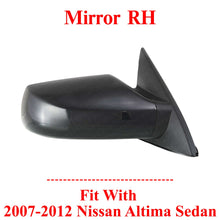 Load image into Gallery viewer, Front Mirror Right Passenger Side Primed For 2007-2012 Nissan Altima Sedan