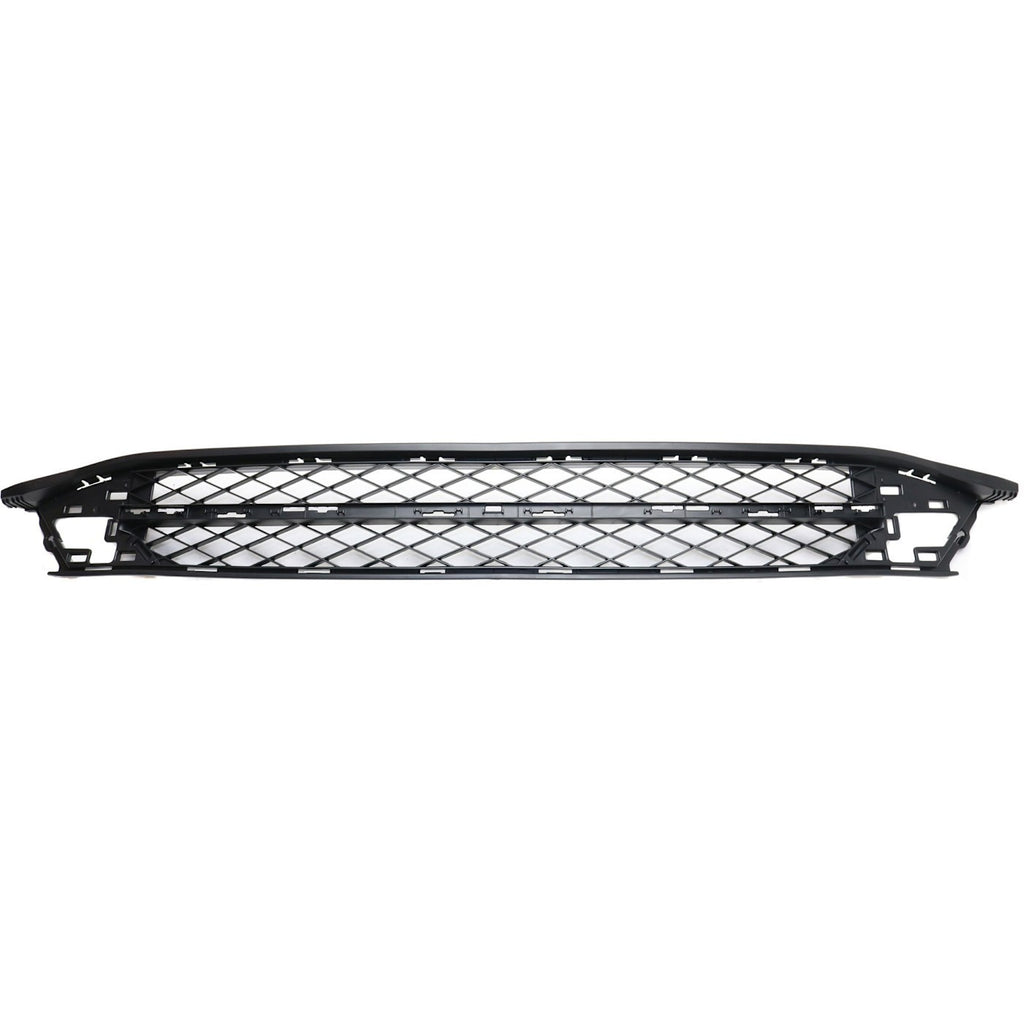 New Front Bumper Mesh Grille + Center Chrome Molding For 2014-2017 Honda Odyssey