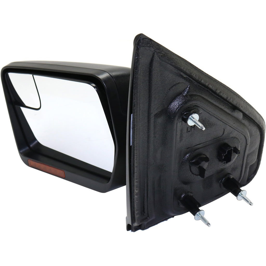 Mirror Left Side Power Heated w/ Signal Light Textured For 2011-2014 Ford F-150