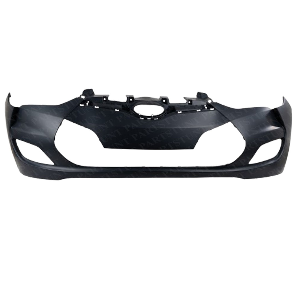 Front Bumper Cover Primed With Fog Light Holes For 2012-2017 Hyundai Veloster