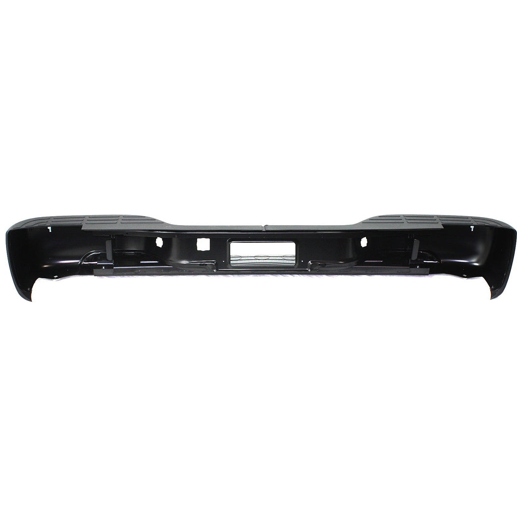 Rear Step Bumper Powdercoated Black For 2001-2004 Chevy Silverado 2500HD 3500