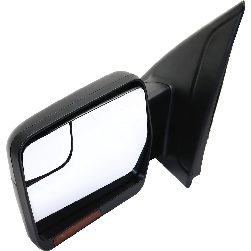 Mirror Left Side Power Heated w/ Signal Light Textured For 2011-2014 Ford F-150