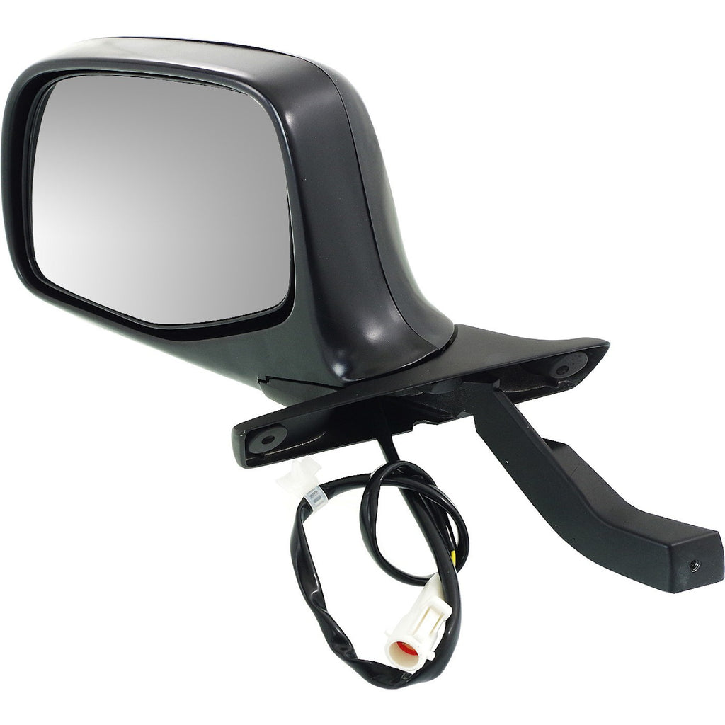 Power Side View Mirrors Chrome & Black Left & Right Pair Set for F-Series Truck