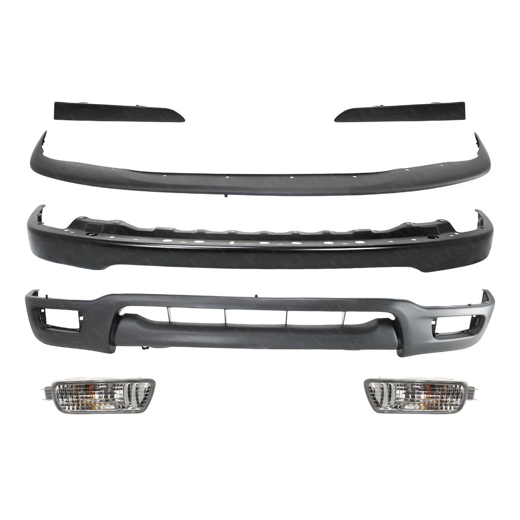 Front Bumper Primed Kit For 2001-2004 Toyota Tacoma