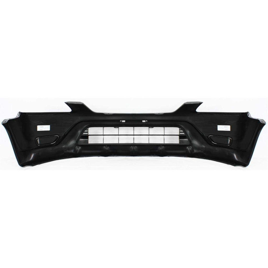 Front Bumper Cover Black Textured For 2002-2004 Honda CRV CR-V