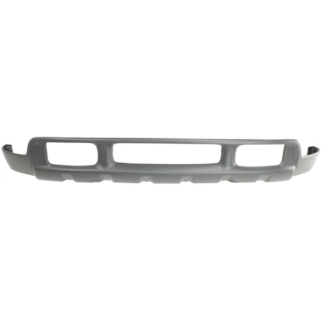Front Bumper Chrome Steel + Upper & Lower Valance For 2001-2004 Ford Super Duty