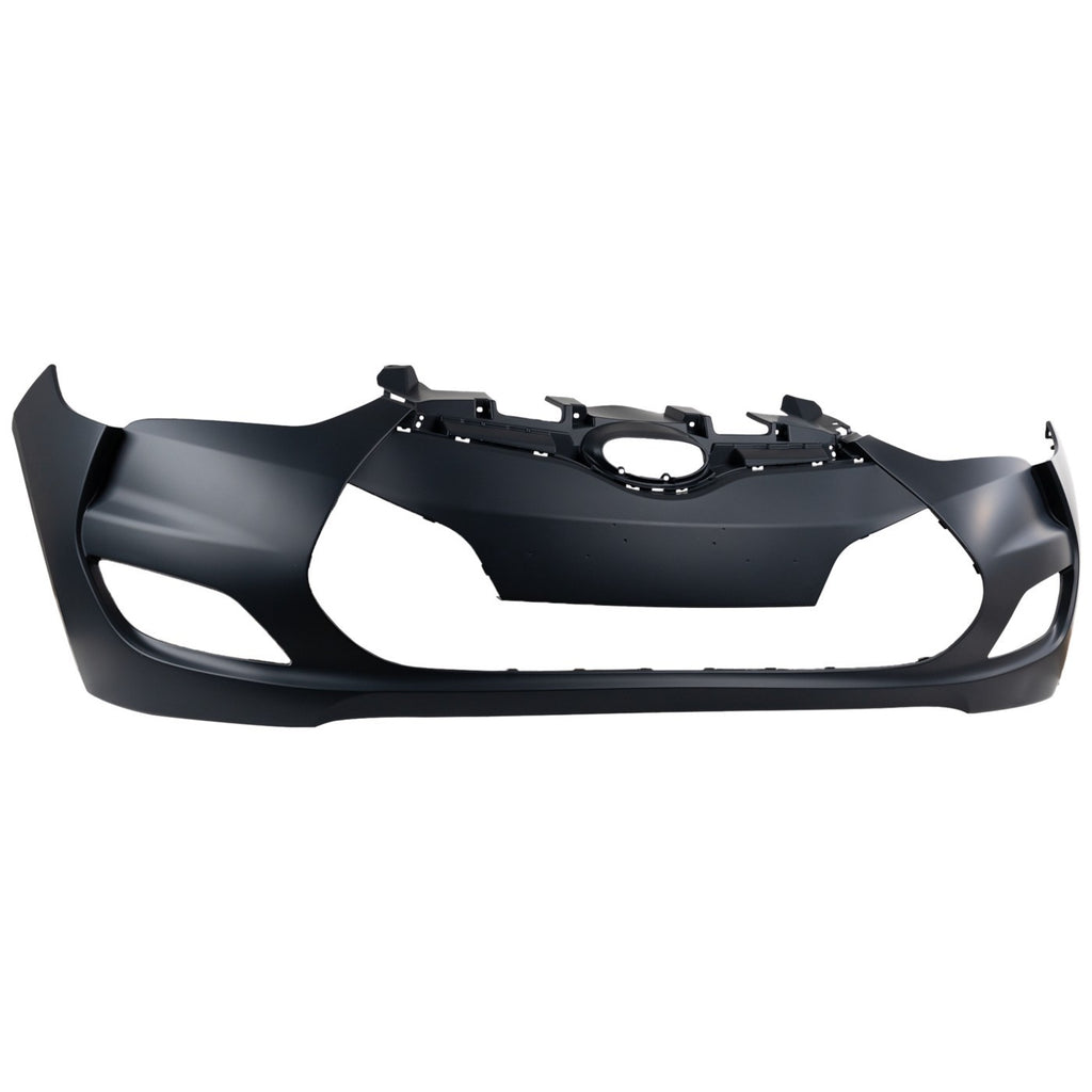 Front Bumper Cover Primed With Fog Light Holes For 2012-2017 Hyundai Veloster