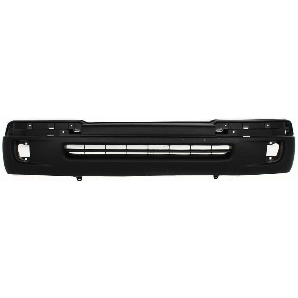 Front Bumper Cover + Chrome Grille With Lights Kit For 1998-2000 Toyota Tacoma