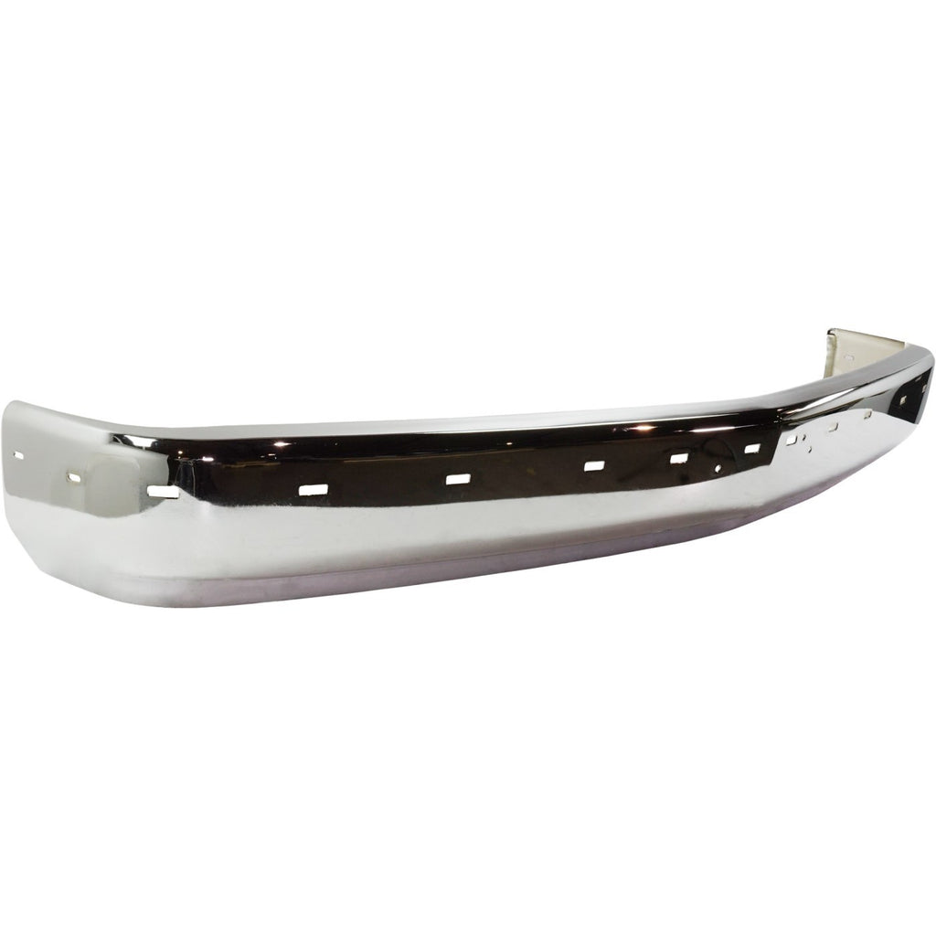 Front Bumper Chrome + Molding + Lower Valance For 88-00 Chevrolet-GMC C/K Series