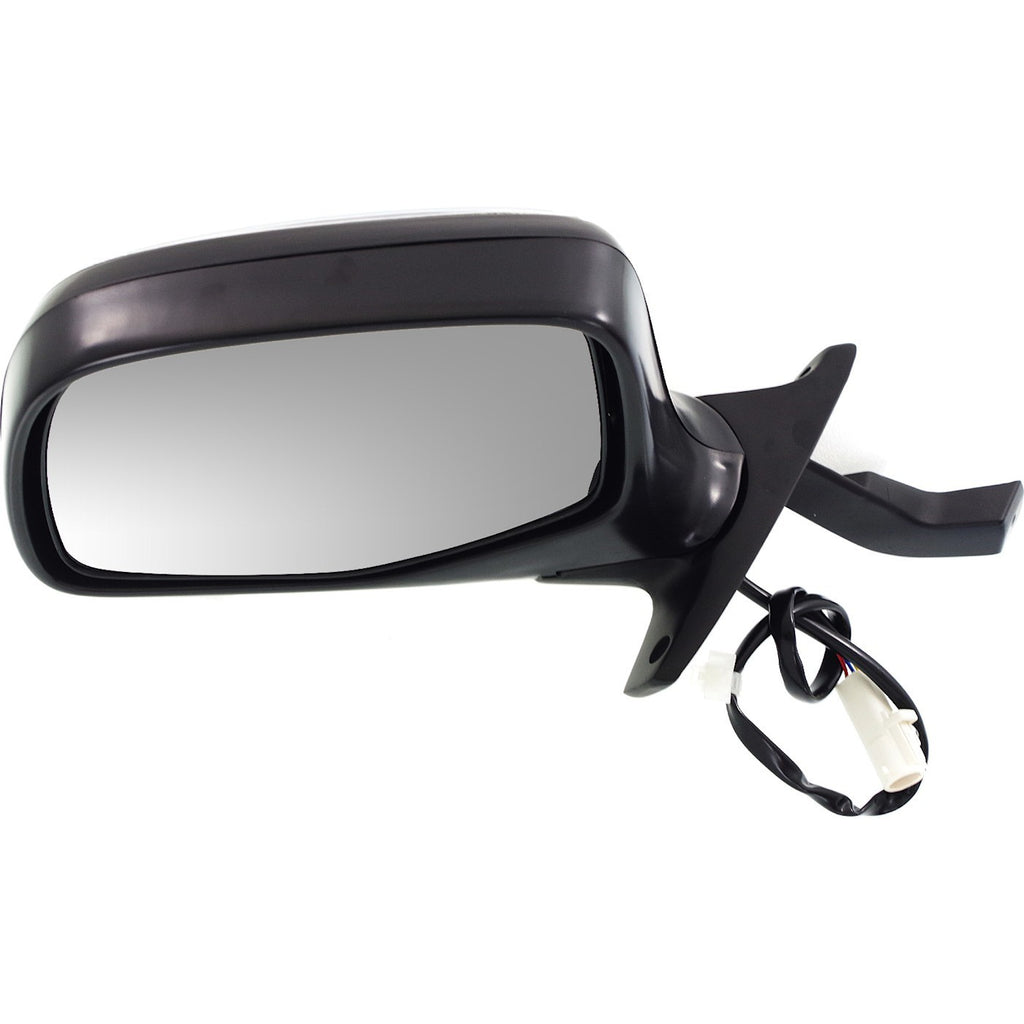 Power Side View Mirrors Chrome & Black Left & Right Pair Set for F-Series Truck