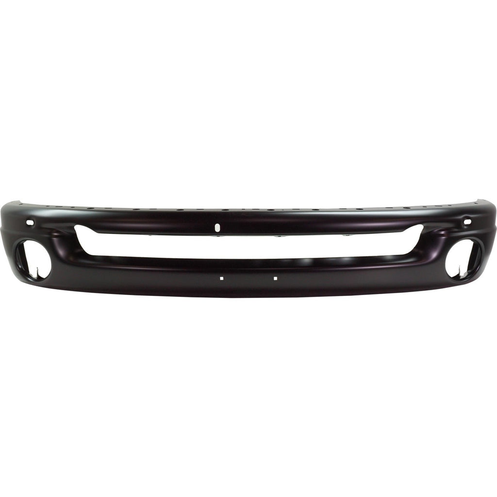 Front Bumper Primed Kit + Fog Lights For 2002-2005 Ram 1500 / 2003-05 2500 3500