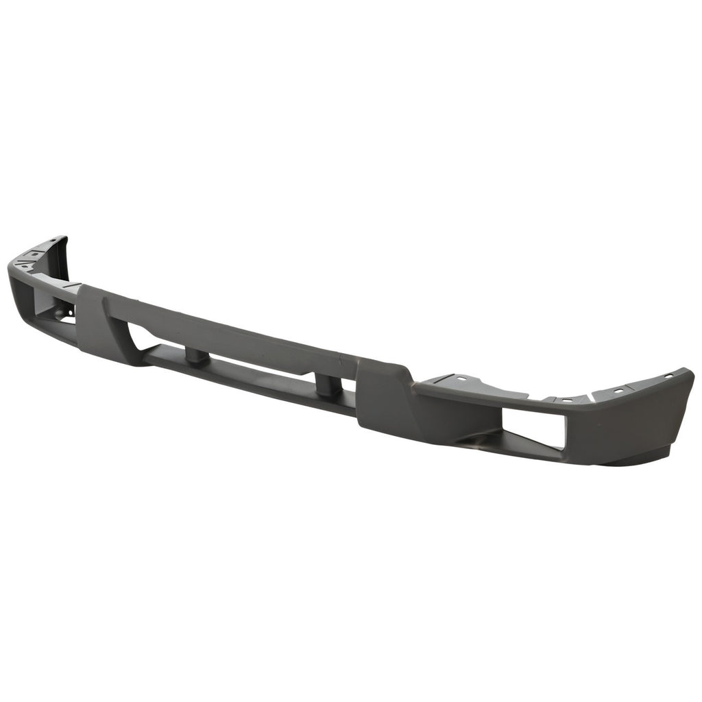 Front Bumper Chrome + Valance + Fog Lamps For 04-12 GMC Canyon / Chevy Colorado